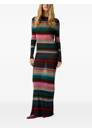 Missoni striped open-back maxi dress - Black