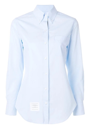 Thom Browne button-down slim-fit shirt - Blue