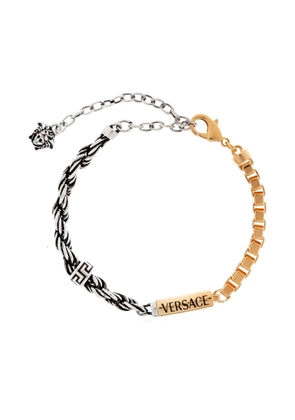 Versace logo-plaque bracelet - Gold