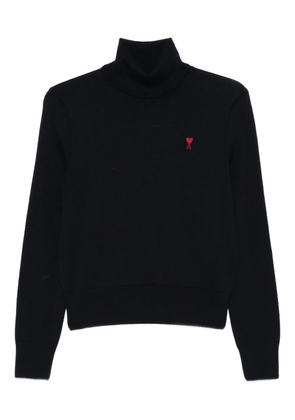 AMI Paris Ami de Coeur turtleneck sweater - Blue