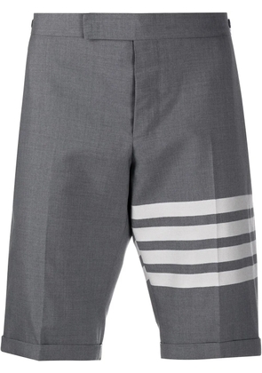 Thom Browne 4-Bar plain weave suiting shorts - Grey
