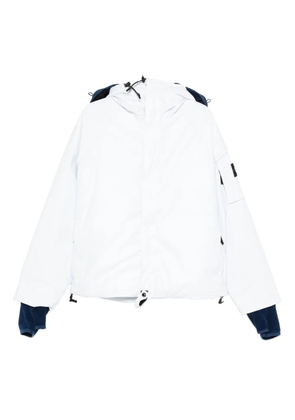Stone Island logo-patch coat - Blue