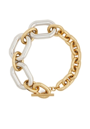 Rabanne XL Link silver and gold-tone necklace