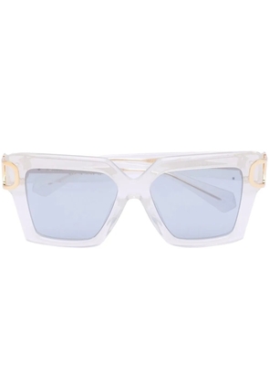 VALENTINO GARAVANI EYEWEAR VLogo Signature square-frame sunglasses - White