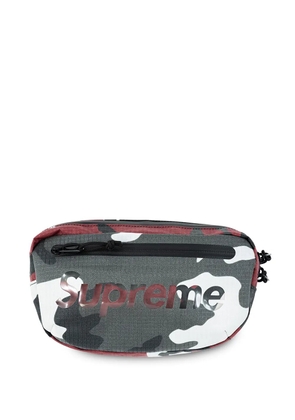 Supreme camouflage-print belt bag - Grey