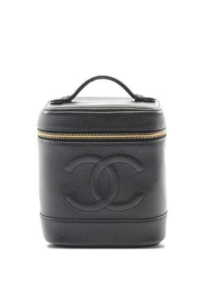 CHANEL Pre-Owned 2000-2002 Coco Mark vanity bag - Black