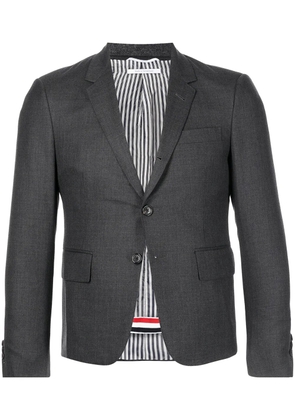 Thom Browne Super 120s single-breasted blazer - Grey