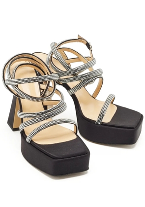 MACH & MACH Sydney platform sandals - Black