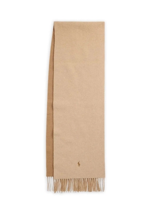 Polo Ralph Lauren fringed wool scarf - Neutrals