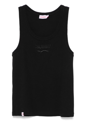 Charles Jeffrey Loverboy logo-embroidered tank top - Black