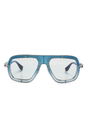 Dita Eyewear round-frame tinted sunglasses - Silver