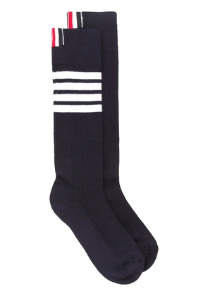 Thom Browne 4-Bar athletic mid-calf socks - Blue