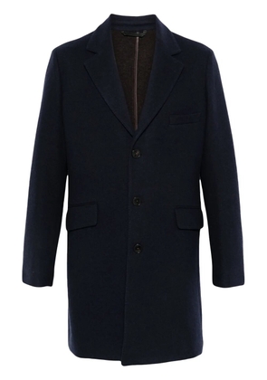 Manzoni 24 brushed-finish coat - Blue