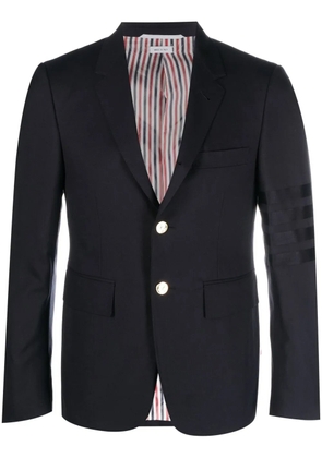 Thom Browne signature-stripe single-breasted blazer - Blue