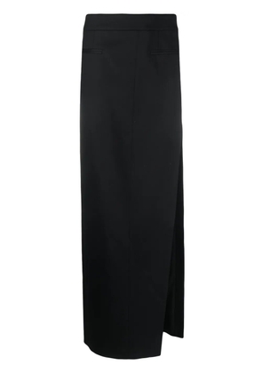 Genny side-slit maxi skirt - Black