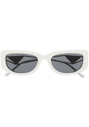 Prada Eyewear logo plaque tinted sunglasses - White
