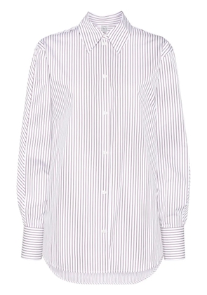 TOTEME wide-sleeve poplin shirt - White