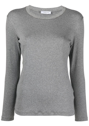 Fabiana Filippi fine-knit crew-neck jumper - Grey