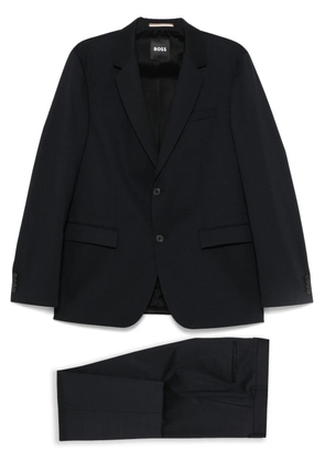 BOSS single-breasted suit - Blue