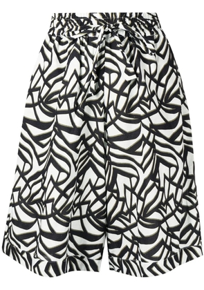 Bambah geometric-print bermuda shorts - White