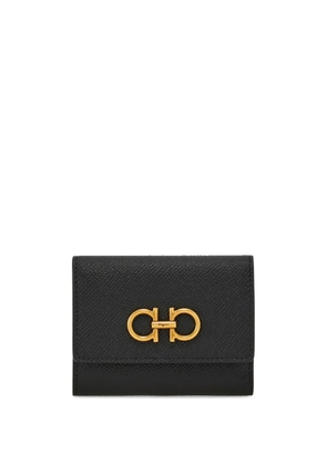 Ferragamo Gancini tri-fold wallet - Black