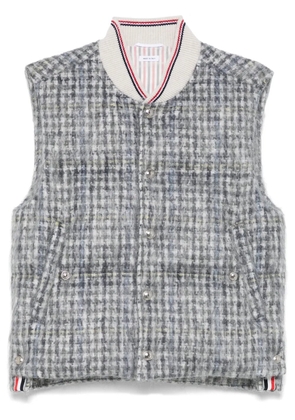 Thom Browne Gunclub check down vest - Black