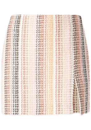 Missoni striped mini skirt - Neutrals