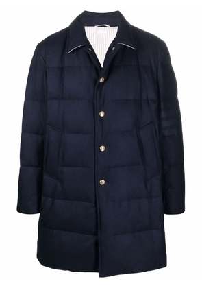 Thom Browne 4-Bar padded coat - Blue