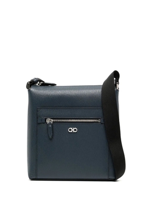 Ferragamo Gancini leather crossbody bag - Blue