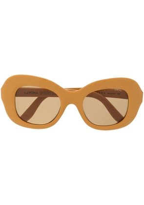 Lapima Mafalda oversize-frame sunglasses - Yellow