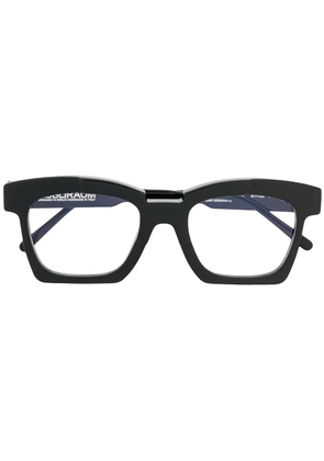 Kuboraum square-frame acetate eyeglasses - Black