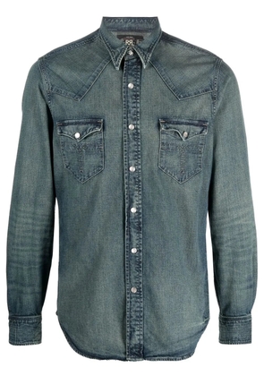 Ralph Lauren RRL dark-wash denim shirt - Blue