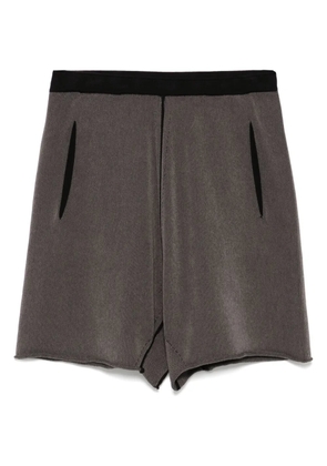 Label Under Construction cotton shorts - Black