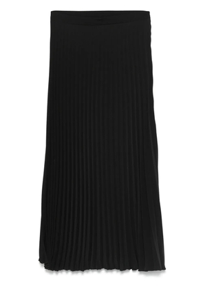 MM6 Maison Margiela pleated midi skirt - Black