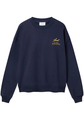 Axel Arigato logo-embroidered sweatshirt - Blue