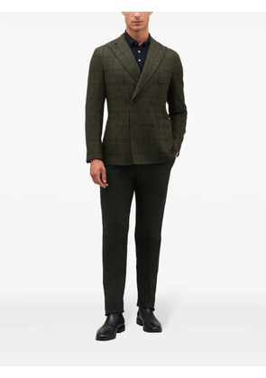 Boglioli Prince of Wales wool blazer - Green