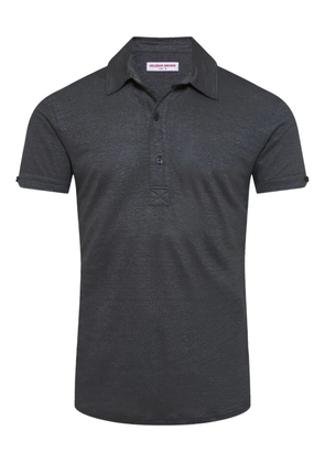 Orlebar Brown Sebastian linen short-sleeve polo shirt - Grey