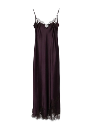 Carine Gilson Calais-Caudry slip gown - Purple