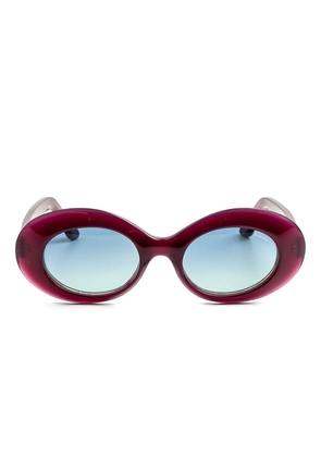 Lapima Ines oval-frame sunglasses - Purple