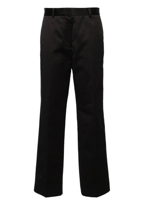 TOTEME pressed-crease straight trousers - Black