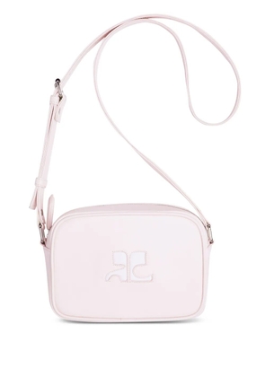 Courrèges Reedition leather camera bag - Pink