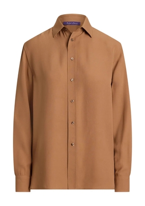 Ralph Lauren Collection long-sleeve button-up shirt - Brown