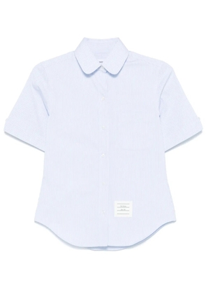 Thom Browne striped poplin shirt - Blue