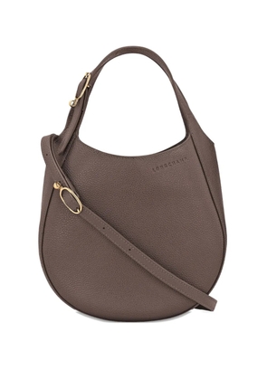 Longchamp Le Foulonné leather handbag - Brown