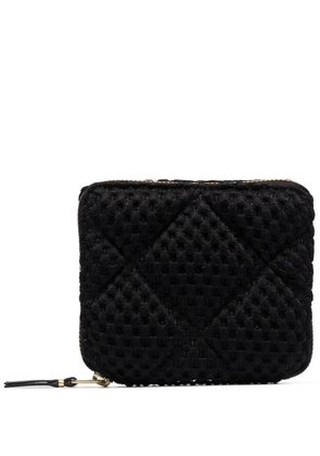 Comme Des Garçons Wallet Fat Tortoise zip-around wallet - Black