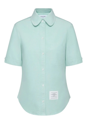Thom Browne oxford round-collar shirt - Blue