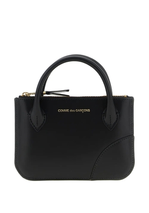 Comme Des Garçons Wallet Handles Line logo mini bag - Black