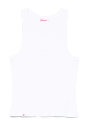 Charles Jeffrey Loverboy logo-embroidered tank top - White