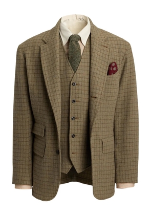 Ralph Lauren RRL checked wool blazer - Brown