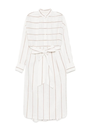 Forme D'expression striped dress - Neutrals